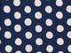 Wachstuch Natural dots navy Wachstuch Natural dots navy