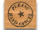 Rubber Stamp Please Hand Cancel Rubber Stamp Please Hand Cancel