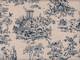 Wachstuch Toile De Jouy 2 blau Wachstuch Toile De Jouy 2 blau