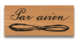 Rubber Stamp Par Avion