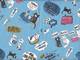 Cat life hellblau Cat life hellblau