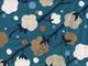 Cotton Flower blue Cotton Flower blue