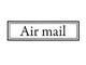 Stempel Air mail Stempel Air mail