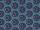 Wachstuch 2 design pattern - Circle Flower blue Wachstuch 2 design pattern - Circle Flower blue