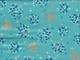 Wachstuch Hanabi flower light blue Wachstuch Hanabi flower light blue