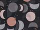 Wachstuch Moon & Star black Wachstuch Moon & Star black