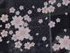 Wachstuch Sakura dunkelblau Wachstuch Sakura dunkelblau