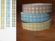 Washi Tape gingham 3er Set 13mm