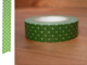 Washi Tape pin dots green 15mm