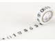 mt Masking Tape number / symbol black 15mm mt Masking Tape number / symbol black 15mm
