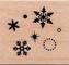 Stempel Schneeflocken Stempel Schneeflocken