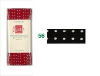 Schrägband Punkte black Leinen 11mm Schrägband Punkte black Leinen 11mm