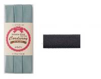 Schrägband uni charcoal (Cord) 15mm Schrägband uni charcoal (Cord) 15mm