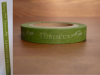 Paper Tape Flora&Fauna Blumennamen 10mm Paper Tape Flora&Fauna Blumennamen 10mm