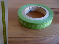 Paper Tape Flora&Fauna Blumennamen 10mm Paper Tape Flora&Fauna Blumennamen 10mm
