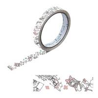 Shinzi Katoh Deco Tape Usagi Alice 15mm Shinzi Katoh Deco Tape Usagi Alice 15mm