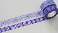Washi Tape Alsace purple 2er Set 15+20mm Washi Tape Alsace purple 2er Set 15+20mm