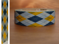 Washi Tape Argyle yellow 15mm Washi Tape Argyle yellow 15mm