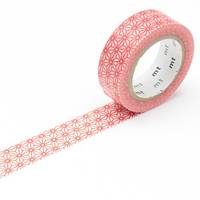 Washi Tape asanoha shuaka 15mm Washi Tape asanoha shuaka 15mm