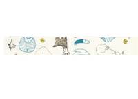 Washi Tape beasts blue 15mm Washi Tape beasts blue 15mm