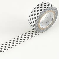 Washi Tape black dot 15mm Washi Tape black dot 15mm