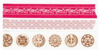 Washi Tape Button red 3er Set 10+15+20mm Washi Tape Button red 3er Set 10+15+20mm
