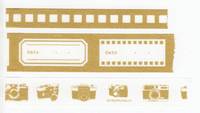 Washi Tape Camera gold 3er Set 10+15+20mm Washi Tape Camera gold 3er Set 10+15+20mm