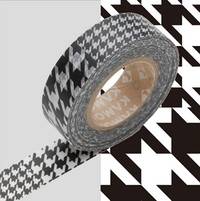 Washi Tape Chidori koshi black 15mm Washi Tape Chidori koshi black 15mm