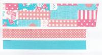 Washi Tape Collage pink 3er Set 25mm+10mm Washi Tape Collage pink 3er Set 25mm+10mm