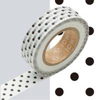 Washi Tape dot monochrome 15mm Washi Tape dot monochrome 15mm