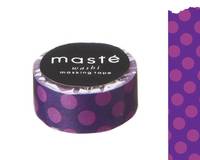 Washi Tape dots purple 15mm Washi Tape dots purple 15mm