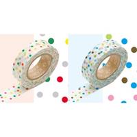 Washi Tape drop 2er Set red&blue 15mm Washi Tape drop 2er Set red&blue 15mm