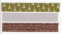 Washi Tape Eiffel tower khaki 3er Set 15mm Washi Tape Eiffel tower khaki 3er Set 15mm