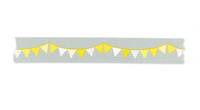 Washi Tape Garland light gray 15mm Washi Tape Garland light gray 15mm
