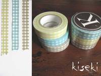 Washi Tape gingham 3er Set 13mm Washi Tape gingham 3er Set 13mm