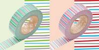 Washi Tape shima midori&aka 2er Set 15mm Washi Tape shima midori&aka 2er Set 15mm