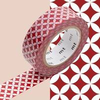 Washi Tape shippou beni 15mm Washi Tape shippou beni 15mm