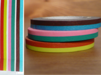 Washi Tape Slim 2tone 3er Set B neon 6mm Washi Tape Slim 2tone 3er Set B neon 6mm