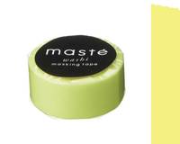 Washi Tape solid neon yellow 15mm Washi Tape solid neon yellow 15mm
