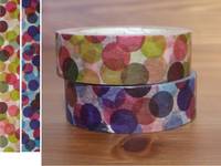 Washi Tape Spot 2er Set wine x blue 15mm Washi Tape Spot 2er Set wine x blue 15mm