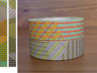 Washi Tape stripe-checked 2er Set 15mm Washi Tape stripe-checked 2er Set 15mm