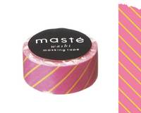 Washi Tape stripes pink 15mm Washi Tape stripes pink 15mm
