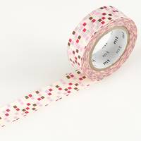Washi Tape tile pink 15mm Washi Tape tile pink 15mm