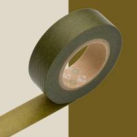 Washi Tape uni olive 15mm Washi Tape uni olive 15mm
