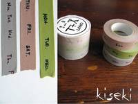 Washi Tape week 3er Set 15mm Washi Tape week 3er Set 15mm