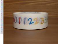 Washi Tape Kids Numbers 20mm Washi Tape Kids Numbers 20mm