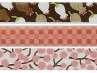 Washi Tape Lily of the valley pink 3er Set 15mm