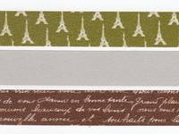 Washi Tape Eiffel tower khaki 3er Set 15mm Washi Tape Eiffel tower khaki 3er Set 15mm