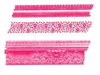 Washi Tape Frame pink 3er Set 10+15+20mm Washi Tape Frame pink 3er Set 10+15+20mm