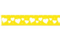 Washi Tape Heart yellow 15mm Washi Tape Heart yellow 15mm